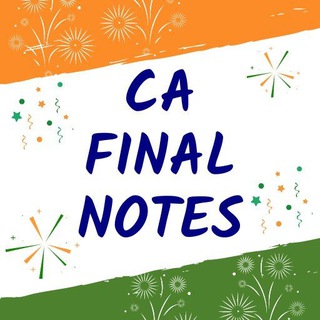 CA Final Notes 🇮🇳