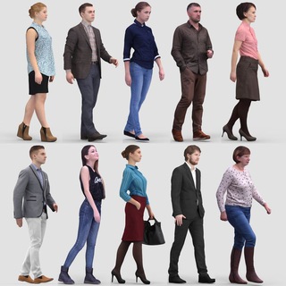 3d model odamlar(people)