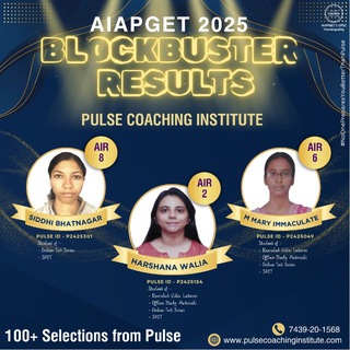 Pulse Coaching Institute | AIAPGET Preparation