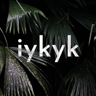 @iykyk