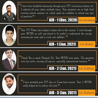 Final DT By CA DURGESH SINGH