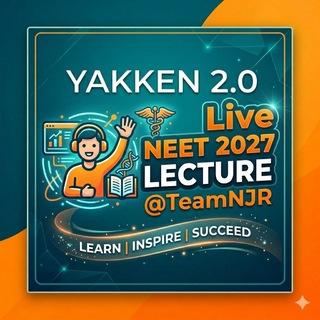 Live Lectures Yakeen Neet 2.0 2027