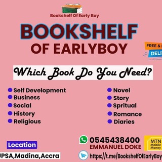 Bookshelf of Earlyboy 💡