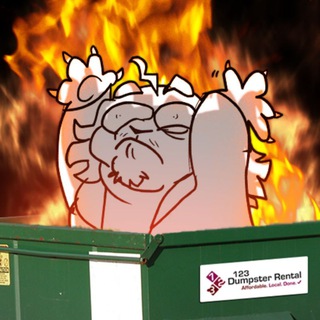 Ralien's Magnificent Art Dumpster 🖤💛🔥
